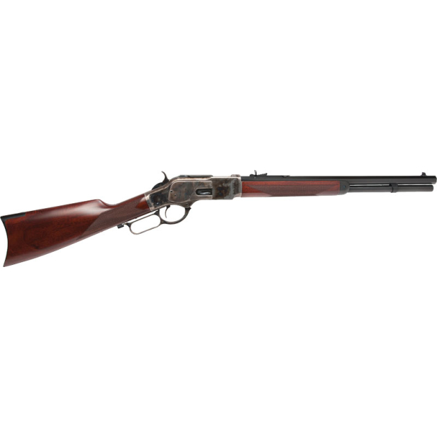 CIMARRON 1873 SADDLE RIFLE - 44/40 WIN 18" CC/BLUED WALNUT