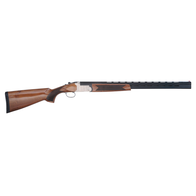 TriStar 30206 Setter S/T  Full Size 20 Gauge Break Open 3" 2rd 26" Black Vent Rib Barrel, Engraved Silver Steel Receiver, Fixed Turkish Walnut Stock, Beretta/Benelli Chokes, Right Hand