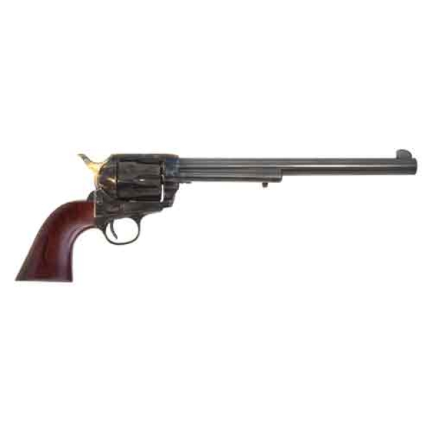 CIMARRON WYATT EARP 45LC OM - FS 10" CC/BL WALNUT W/O BADGE