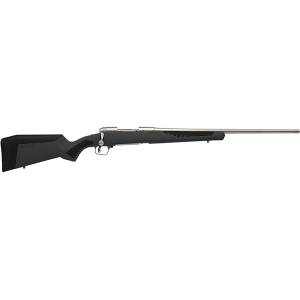Savage Arms 57052 110 Storm Full Size 270 Win 4+1 22" Matte Button-Rifled Barrel, Matte Drilled & Tapped Stainless Steel Receiver, AccuStock Matte Gray Synthetic Stock, Right Hand
