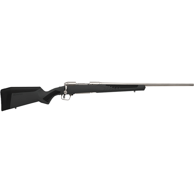 Savage Arms 57052 110 Storm Full Size 270 Win 4+1 22" Matte Button-Rifled Barrel, Matte Drilled & Tapped Stainless Steel Receiver, AccuStock Matte Gray Synthetic Stock, Right Hand