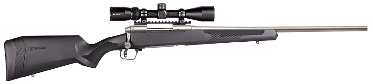 Savage Arms 57352 110 Apex Storm XP 30-06 Springfield 4+1 22", Matte Stainless Metal, Synthetic Stock, Vortex Crossfire II 3-9x40mm Scope