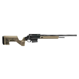 Stag Arms SABR01040002 Pursuit  6.5 Creedmoor 5+1 20" Threaded/Fluted Sporter, Black Cerakote Barrel/Rec, Tan OEM Hybrid Hunter Stock, TriggerTech Trigger, 20 MOA Scope Mount