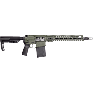Patriot Ordnance Factory 02065 Rifle Rogue 308 Win 20+1 13.75" Olive Dark Green Cerakote