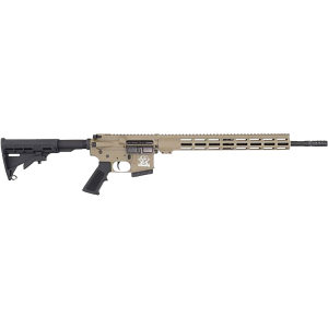 Great Lakes Firearms GL15350SSFDE16 GLFA  350 Legend 5+1 18" Stainless Threaded Barrel, Flat Dark Earth Cerakote Picatinny Rail Aluminum Receiver, M-LOK Handguard, Black Synthetic Stock, Mil-Spec Grip