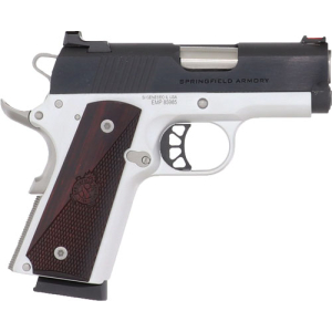 SPRINGFIELD 1911 RONIN 9MM 3" - 9RD SS/BLUED WOOD GRIPS