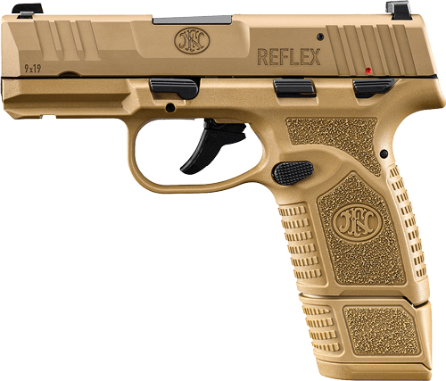 FN REFLEX 9MM LUGER - 1-11RD 1-15RD FDE SAFETY