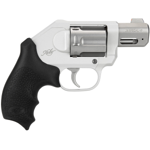 Kimber Mfg, Inc 3400034CA K6XS *CA Compliant Compact 38 Special +P 6 Shot 2" Glass Bead Stainless Steel Barrel, Silver KimPro II Aluminum Frame, Hogue Black Rubber Kimber Grip, Concealed Hammer