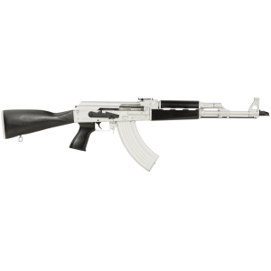Zastava Arms Usa ZR7762CSB ZPAPM70  7.62x39mm 30+1 16.30" Black Chrome Lined Steel Barrel, Silver Receiver, Black Polymer Handguard, Fixed Dark Walnut Synthetic Stock