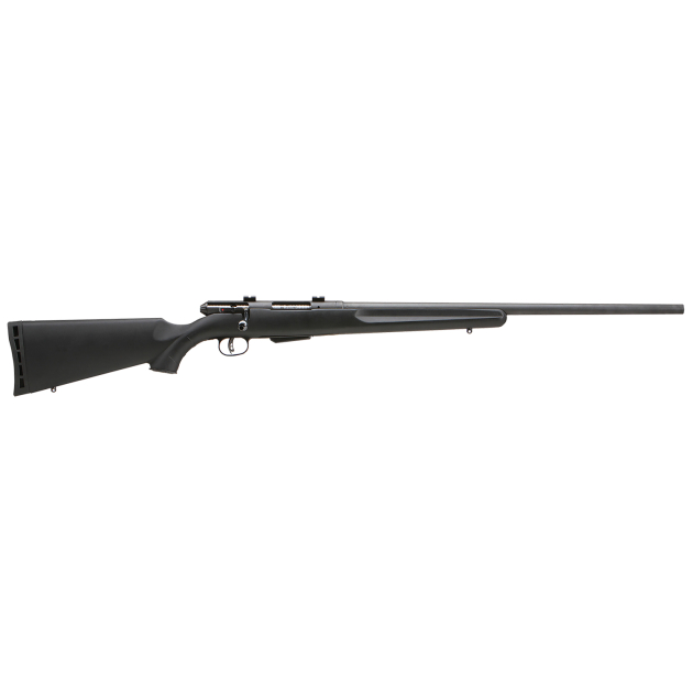 Savage Arms 19154 25 Walking Varminter Full Size 222 Rem 4+1 22" Matte Black Heavy Barrel, Matte Black Carbon Steel Receiver Drilled & Tapped, Matte Black Fixed Varmint Synthetic Stock, Right Hand