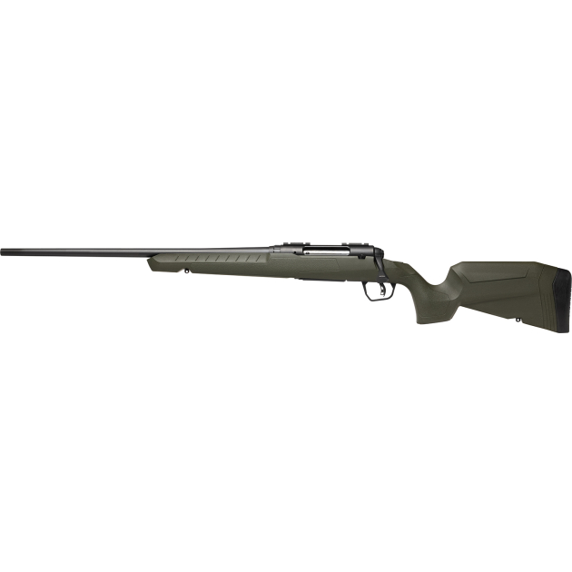 Savage Arms 32072 Axis 2  22-250 Rem 4+1 22" Matte Black Sporter Barrel, Matte Black Drilled & Tapped Steel Receiver, Fixed Green Synthetic Stock, Left Hand