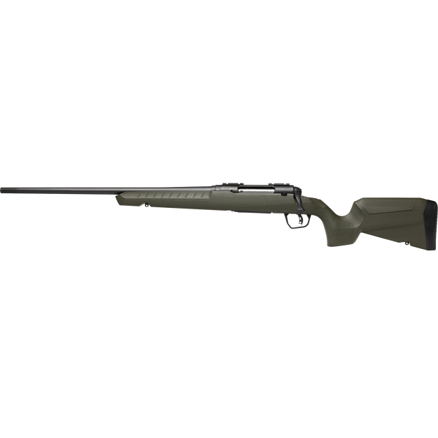 Savage Arms 32128 Axis 2 Compact 223 Rem 4+1 20" Matte Black Heavy Sporter Barrel, Matte Black Drilled & Tapped Carbon Steel Receiver, Fixed OD Green Synthetic Stock, Left Hand