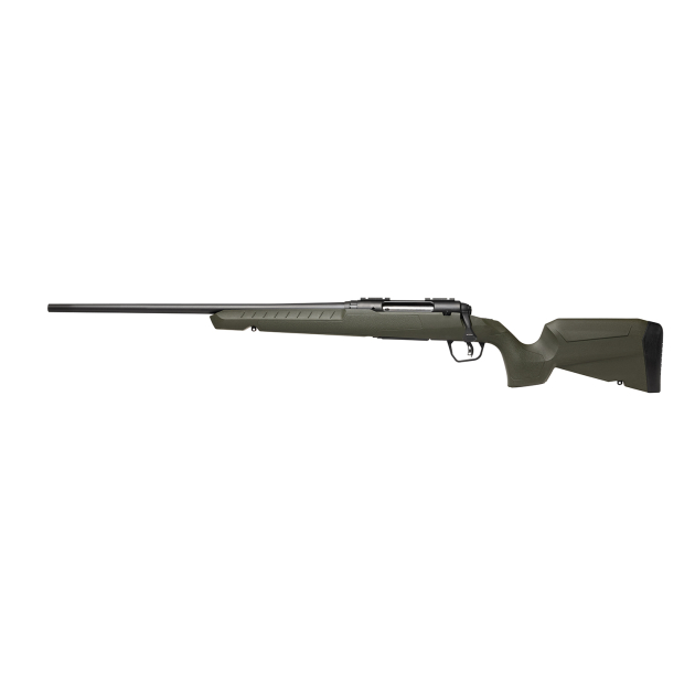 Savage Arms 32133 Axis 2 Compact 350 Legend 4+1 20" Matte Black Heavy Sporter Barrel, Matte Black Drilled & Tapped Carbon Steel Receiver, Fixed OD Green Synthetic Stock, Left Hand