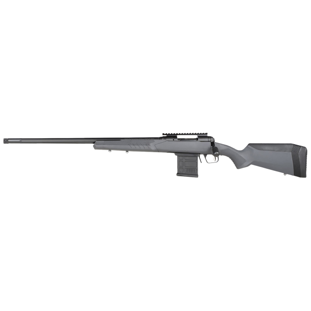 Savage Arms 57009 110 Tactical Full Size 308 Win 10+1 24" Matte Black Heavy Threaded Barrel, Matte Black Picatinny Rail Carbon Steel Receiver, Adj AccuStock Matte Gray Synthetic Stock, Left Hand