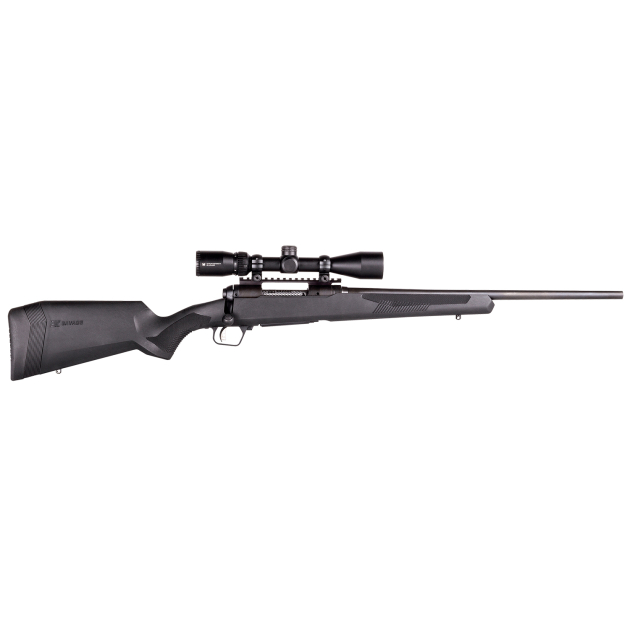Savage Arms 57316 110 Apex Hunter XP 338 Win Mag 3+1 24", Matte Black Metal, Synthetic Stock, Vortex Crossfire II 3-9x40mm Scope