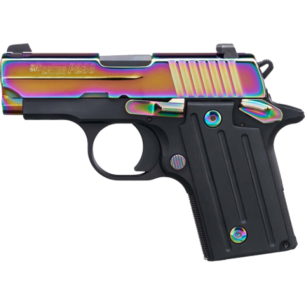 SIG P238 380ACP 2.7" SAO - SIGLITE (1)6RD TITAN RAINBOW