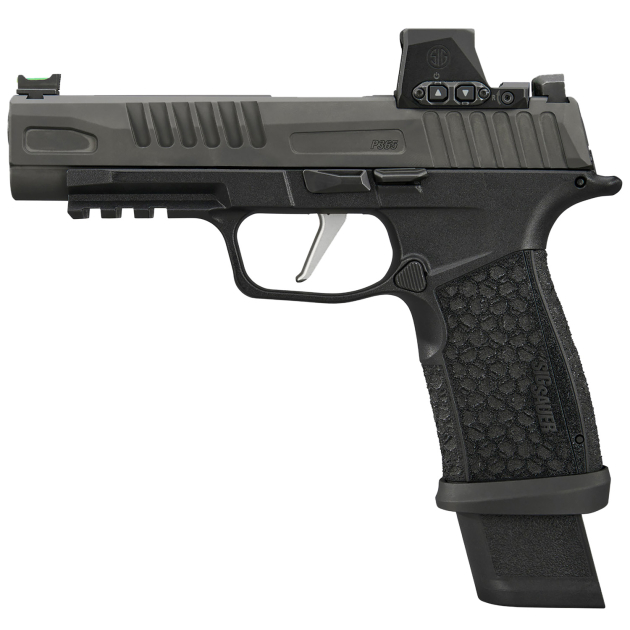 Sig Sauer 365XF9BFORXX P365 Fuse 9mm Luger 17+1/21+1 4.30" ROMEO-X COMPACT w/ Fiber Optic Front, Black Serrated Rear