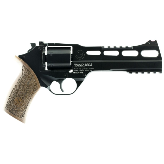 CHIAPPA FIREARMS RHINO 60DS 9MM 6" BLK ADJ
