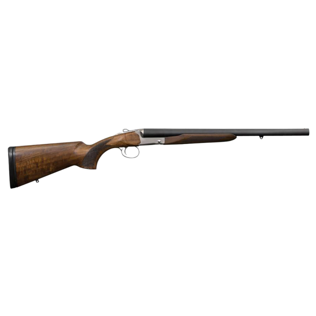 Charles Daly 930114 512T Coach 12 Gauge 2rd 3" 20" Matte Blued Steel Side by Side Barrel, Silver Steel Receiver, Oiled Walnut Fixed Checkered Stock & Forend, Includes 5 Choke Tubes