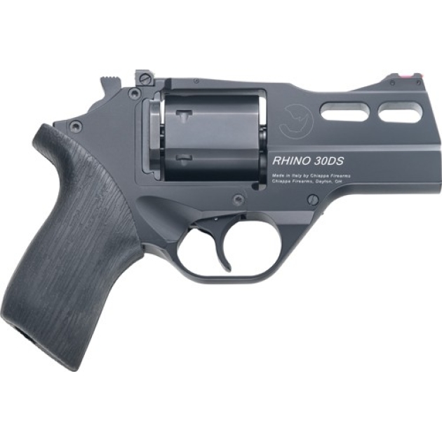 CHIAPPA RHINO 30DS 357MAG - 3" ADJ. SIGHT BLACK/RUBBER
