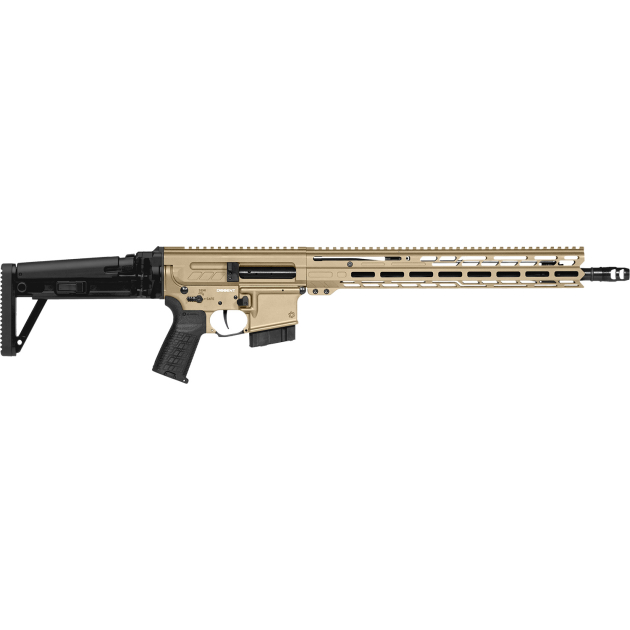 CMMG 60AA90CCT Dissent MK4 6mm ARC 10+1 (2) 16.10", Coyote Tan Rec/15" M-Lok Handguard, Side Charging Handle, Black Side Folding Stock & Zeroed Grip, Muzzle Brake, 60/90 Ambi Safety, Adj. Gas Block
